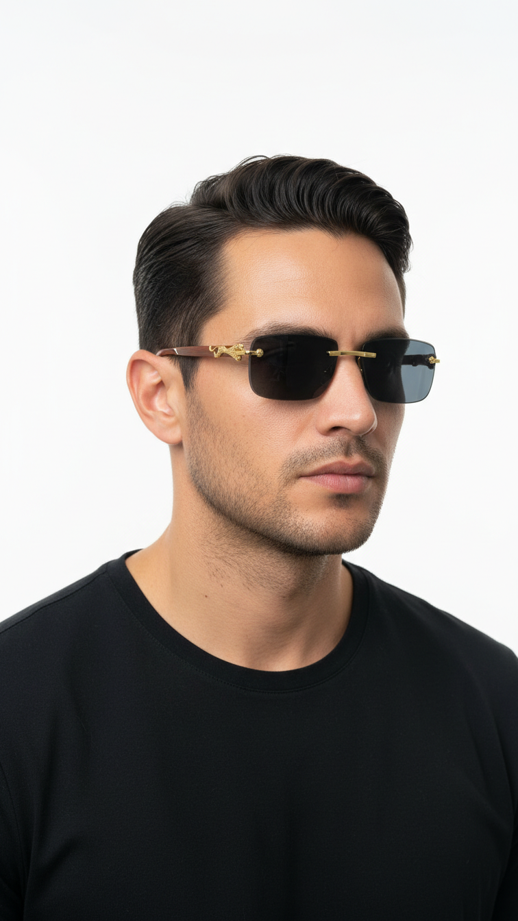 Vintage Square Rimless - 2808