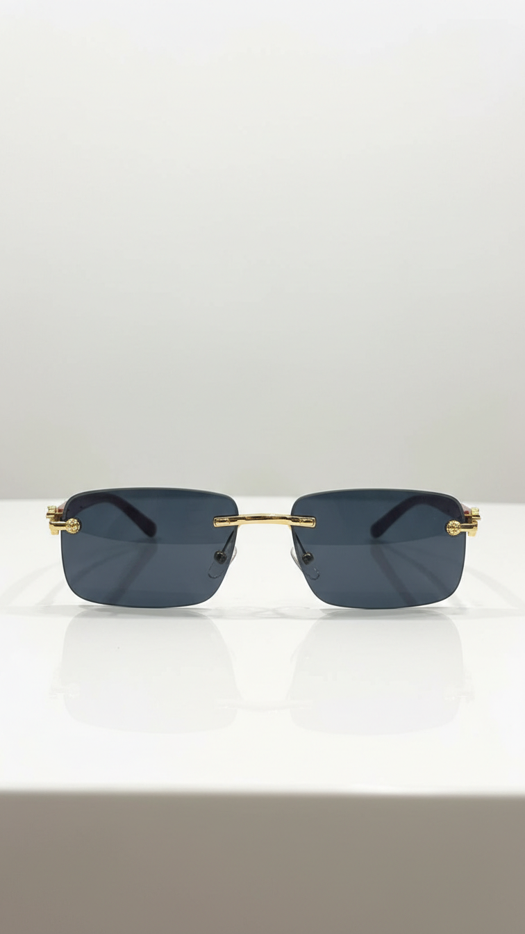 Vintage Square Rimless - 2808