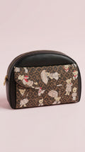 Cartoon Printed Imported Bag - Black