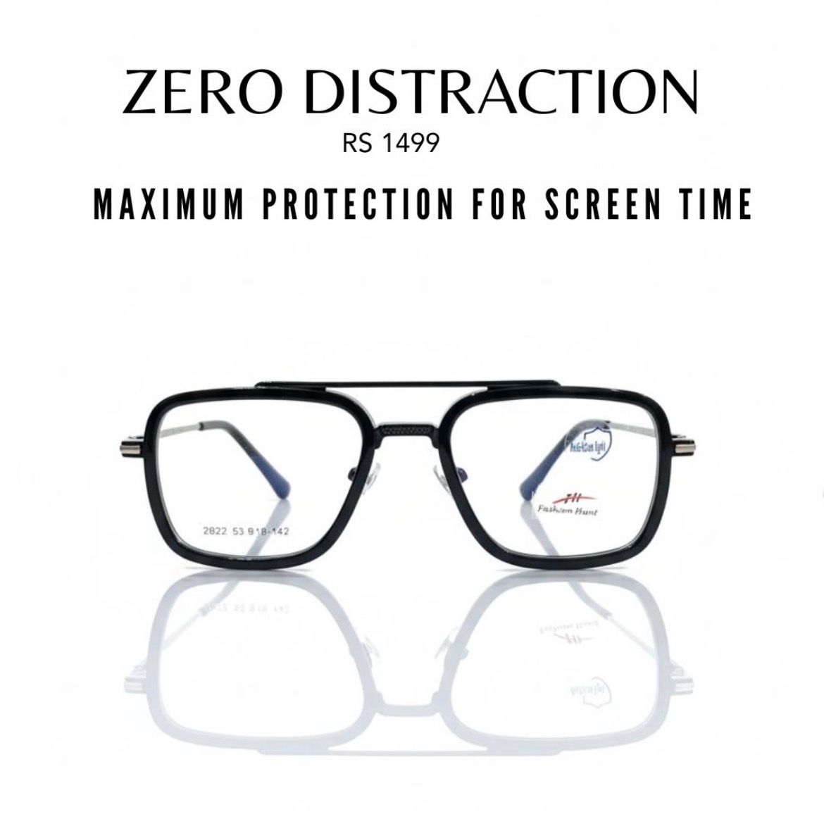 Black Anti Glare Frame