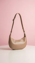 Luna Classic Shoulder Bag – Beige
