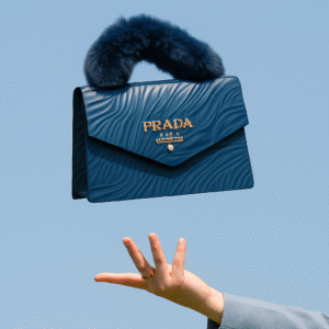 The Dark Blue Prada Bag