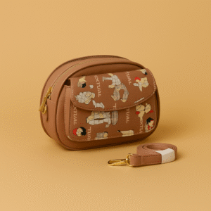 The Brown Clutch Bag and Hand Carry