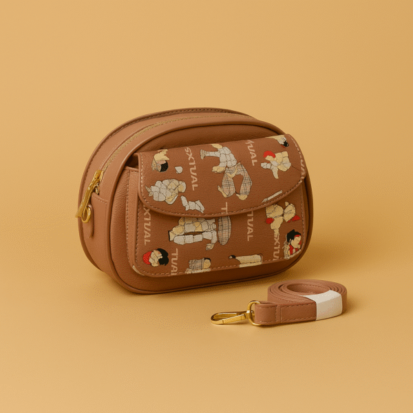 The Brown Clutch Bag and Hand Carry